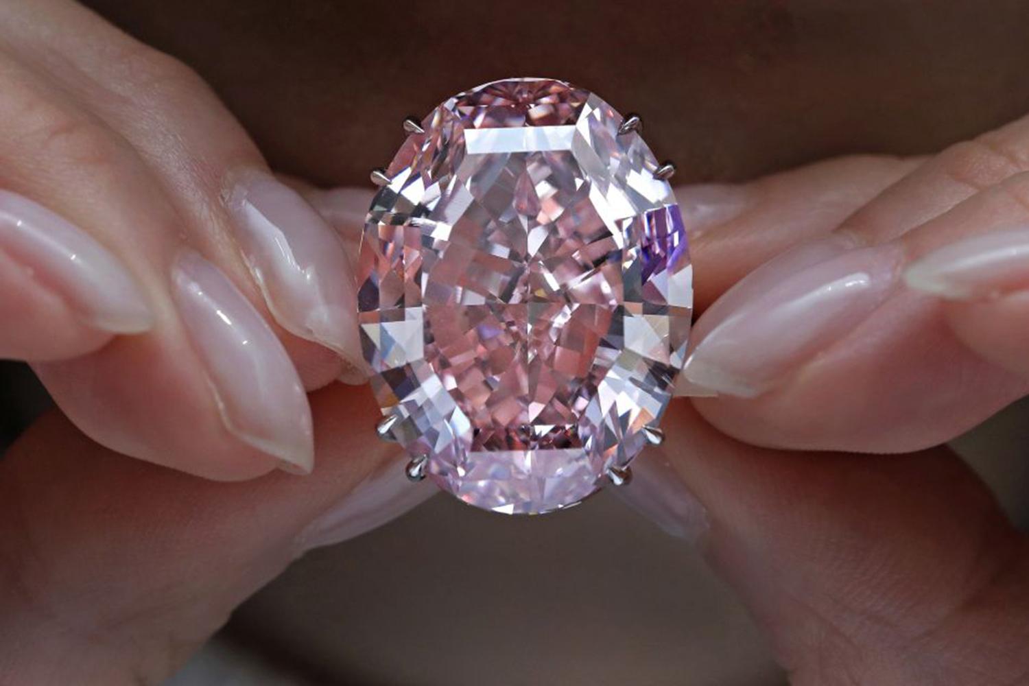 Highly-prized pink diamond.