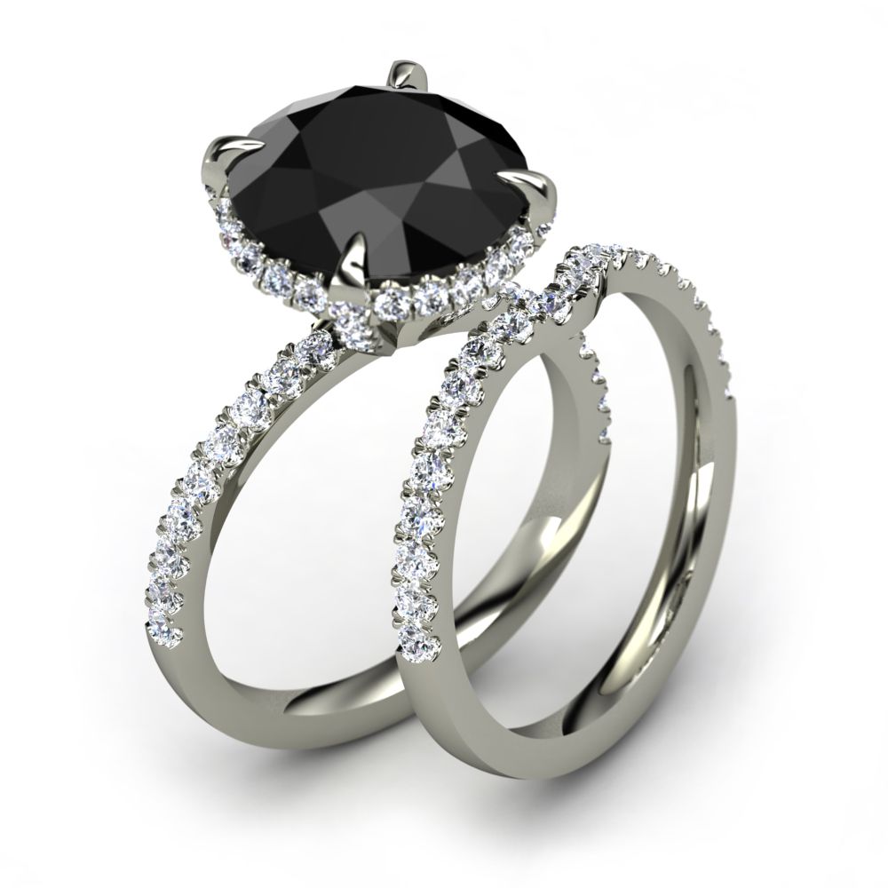 Black diamond ring