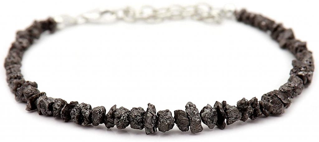 Rough black diamond jewelry for the fall season