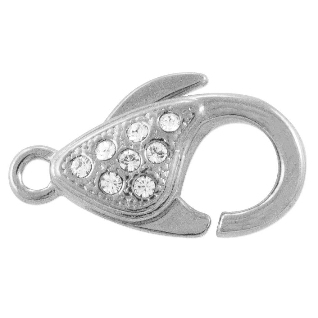 Lobster diamond jewelry clasp