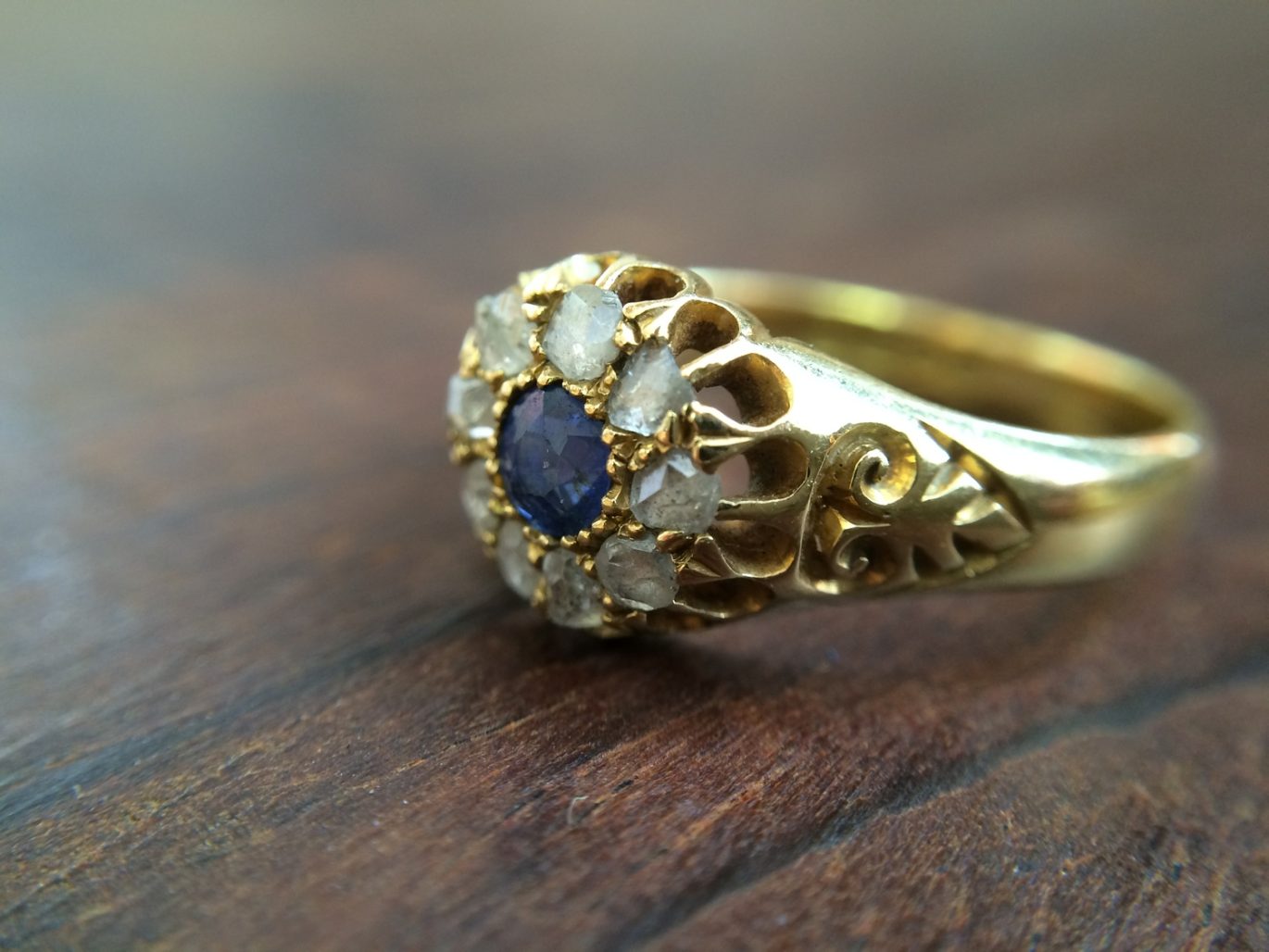 Stunning heirloom engagement ring