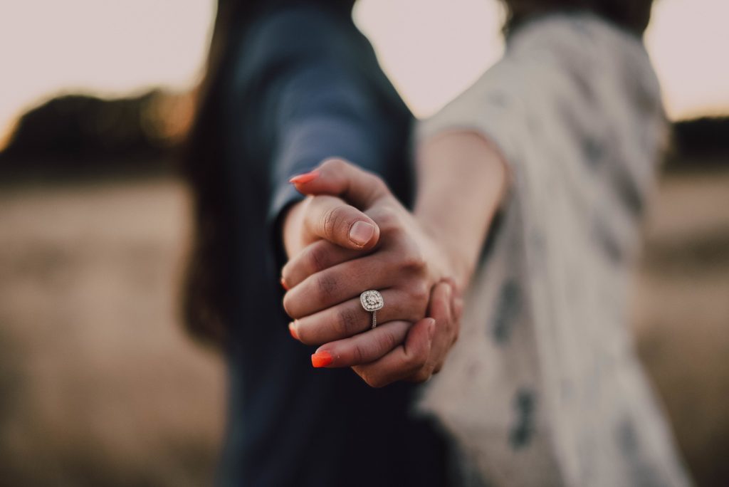 A couple becomes engaged with a special, family-owned ring