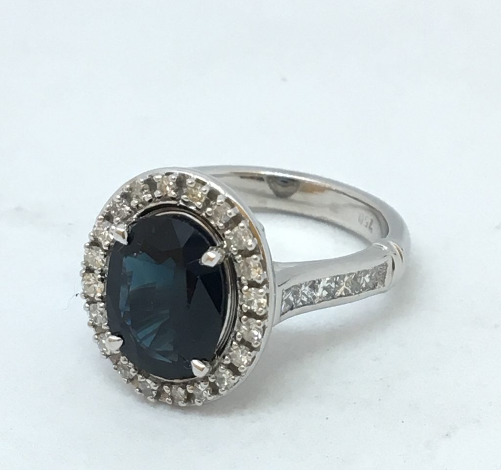 Resized heirloom engagement ring