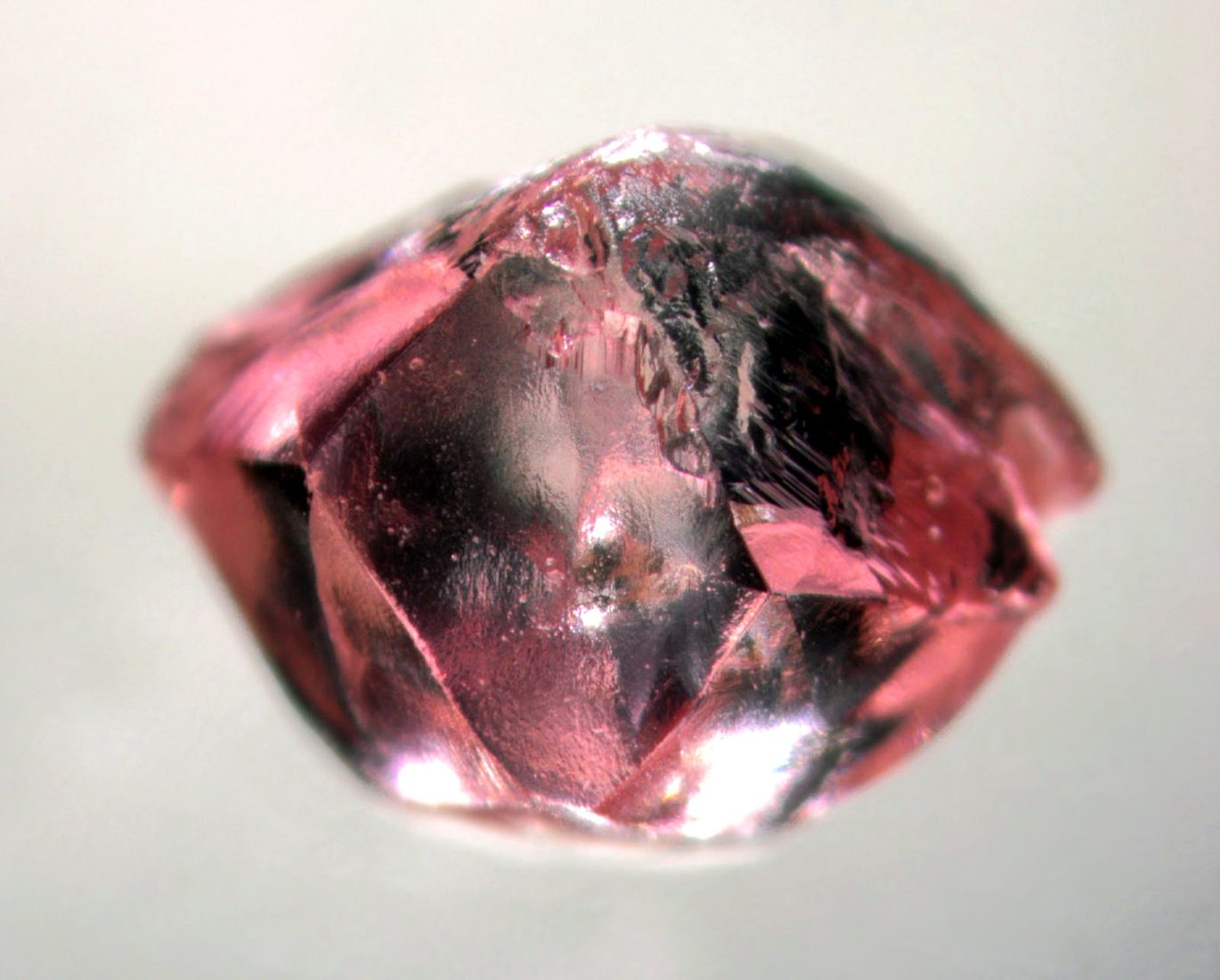 Rough loose pink diamond
