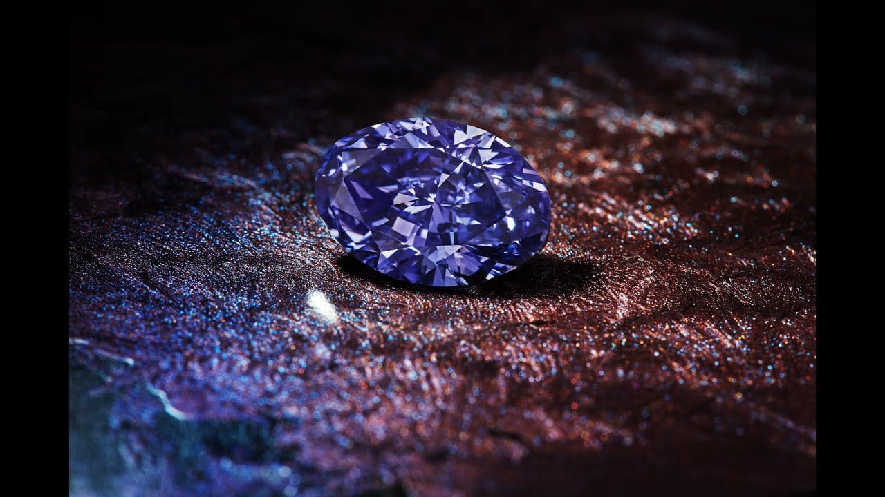 Natural purple diamonds are rare