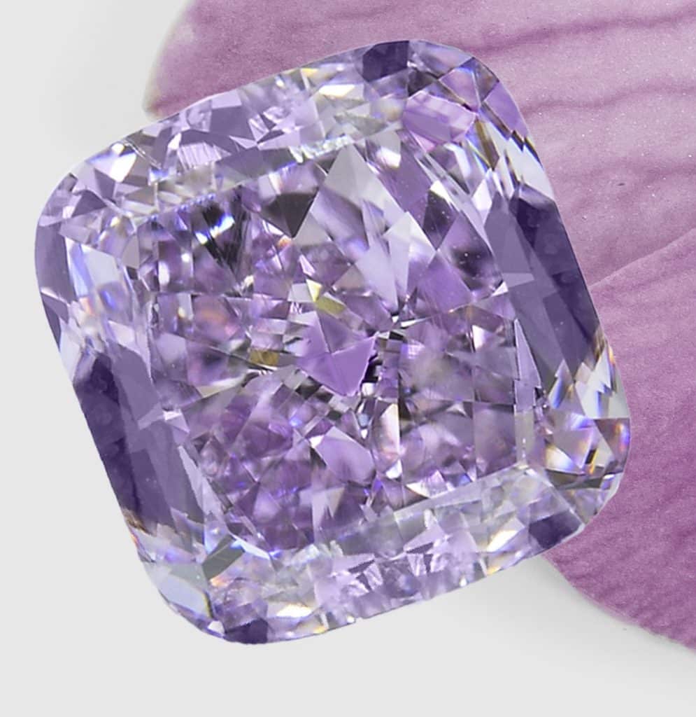 Stunning Purple Orchid diamond