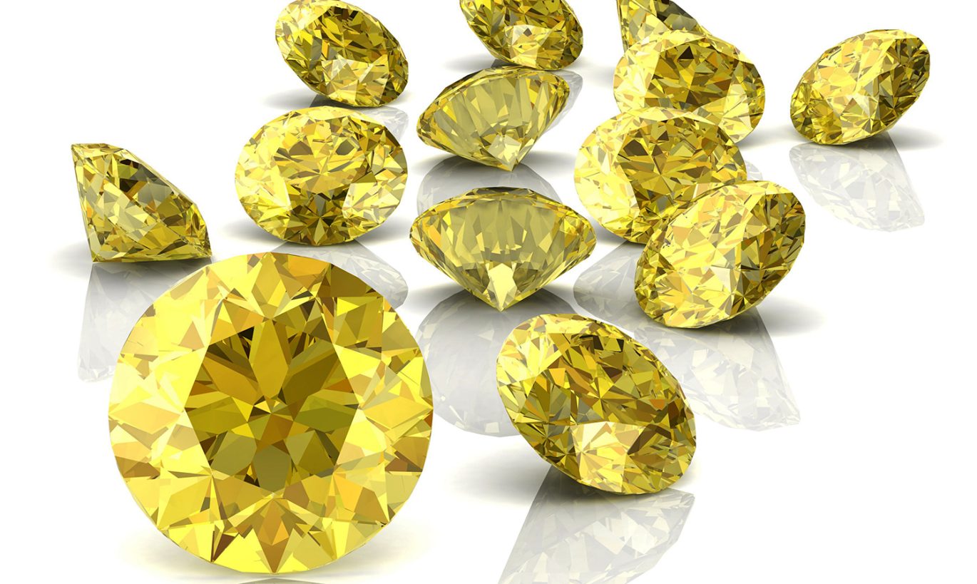 Refreshing yellow diamonds